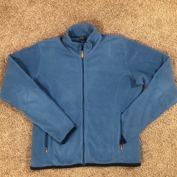 Nike Therma Fit Full Zip Mock Neck Fleece Blue Small - Picture 6 of 11